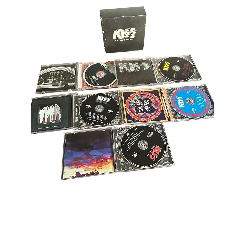Kiss CD 5 Disc Box Set Collection Classic Albums Rock Music